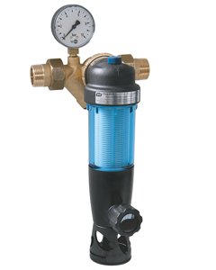 Reversible flow filter DUO FRII 1" wo/manometer